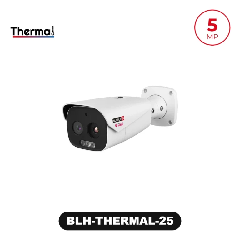 BLH-THERMAL-25 5MP Optical / CIF Thermal Bi-Spectrum Fixed Lens Large Bullet Camera with Hybrid LED