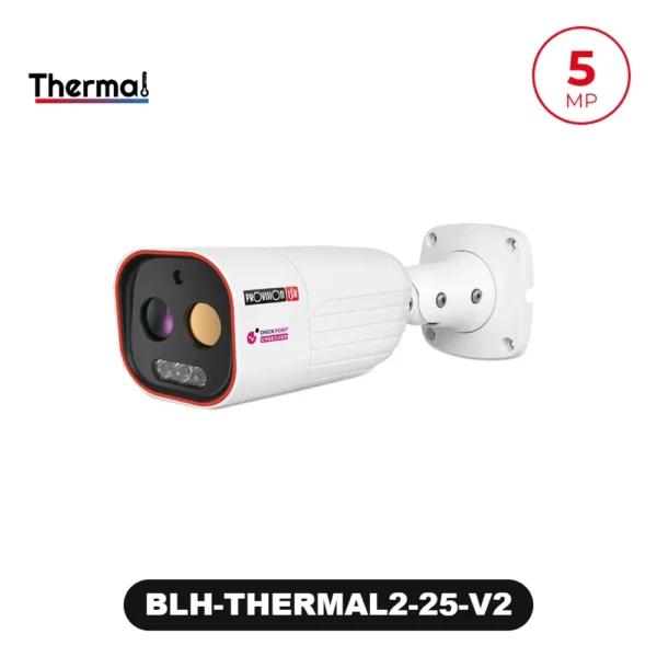 BLH-THERMAL2-25-V2 5MP Optical / VGA Thermal Bi-Spectrum Fixed Lens Large Bullet Camera with Hybrid LED