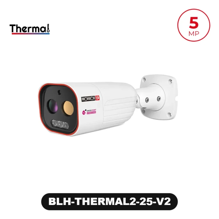 BLH-THERMAL2-25-V2 5MP Optical / VGA Thermal Bi-Spectrum Fixed Lens Large Bullet Camera with Hybrid LED