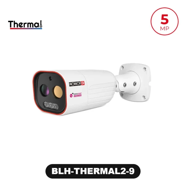 BLH-THERMAL2-9 5MP Optical / VGA Thermal Bi-Spectrum Fixed Lens Large Bullet Camera with Hybrid LED