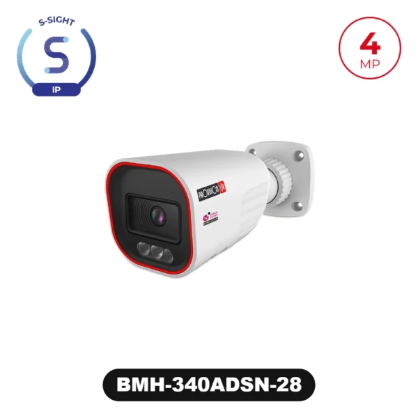 BMH-340ADSN-28 4MP Active Deterrence Fixed Lens Bullet Camera with Hybrid LED
