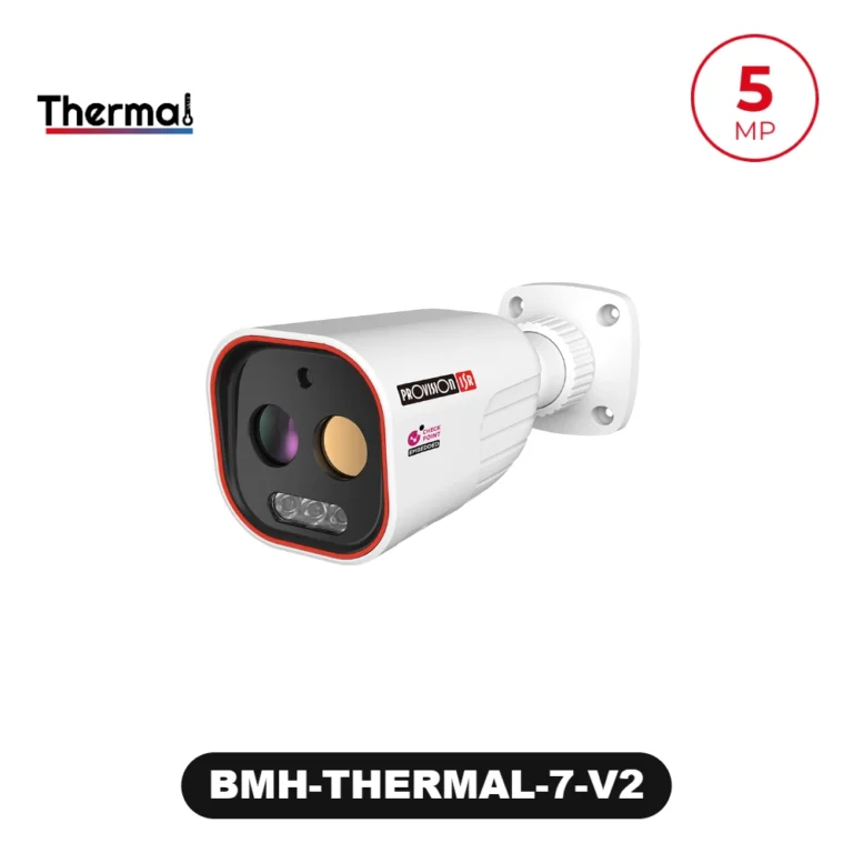BMH-THERMAL-7-V2 5MP Optical / 2x QCIF Thermal Bi-Spectrum Fixed Lens Medium Bullet Camera with Hybrid LED