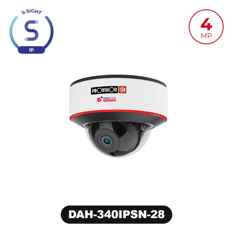 DAH-340IPSN-28 4MP Fixed Lens Dome Camera with Hybrid LED