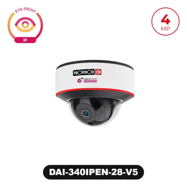 DAI-340IPEN-28-V5 4MP Fixed Lens Dome Camera with IR LED