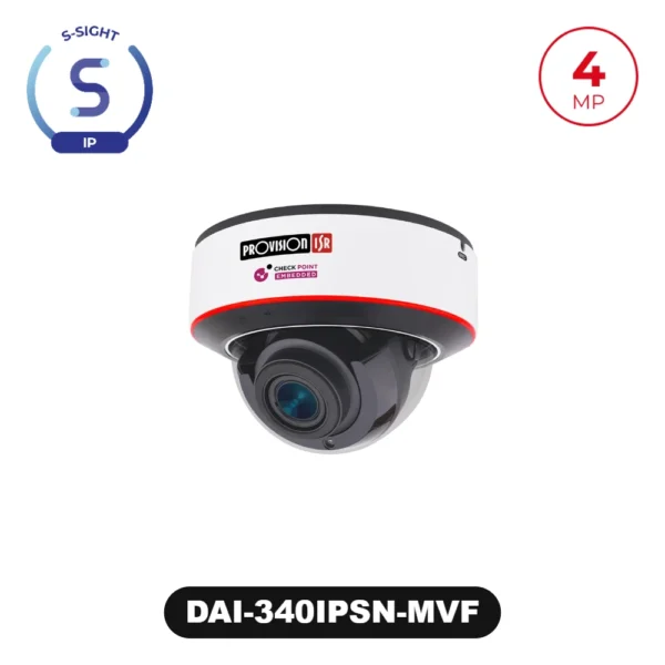 DAI-340IPSN-MVF 4MP MVF Lens Dome Camera with IR LED