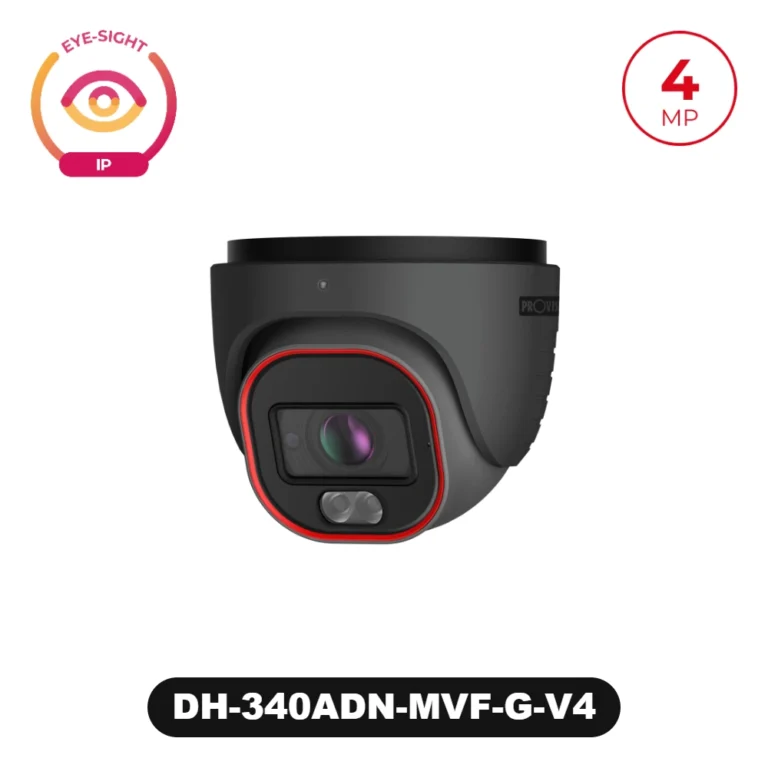 DH-340ADN-MVF-G-V4 4MP Active Deterrence MVF Lens Dome/Turret Camera with Hybrid LED – Grey