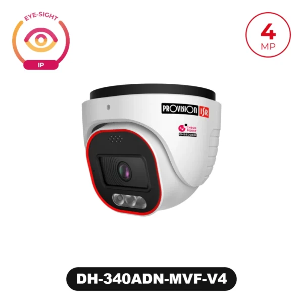 DH-340ADN-MVF-V4 4MP Active Deterrence MVF Lens Dome/Turret Camera with Hybrid LED