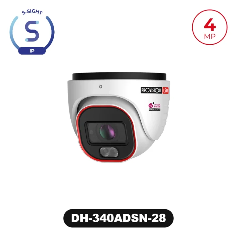 DH-340ADSN-28 4MP Active Deterrence Fixed Lens Dome/Turret Camera with Hybrid LED