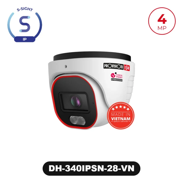 DH-340IPSN-28-VN 4MP Fixed Lens Dome/Turret Camera with Hybrid LED (Made in Vietnam)