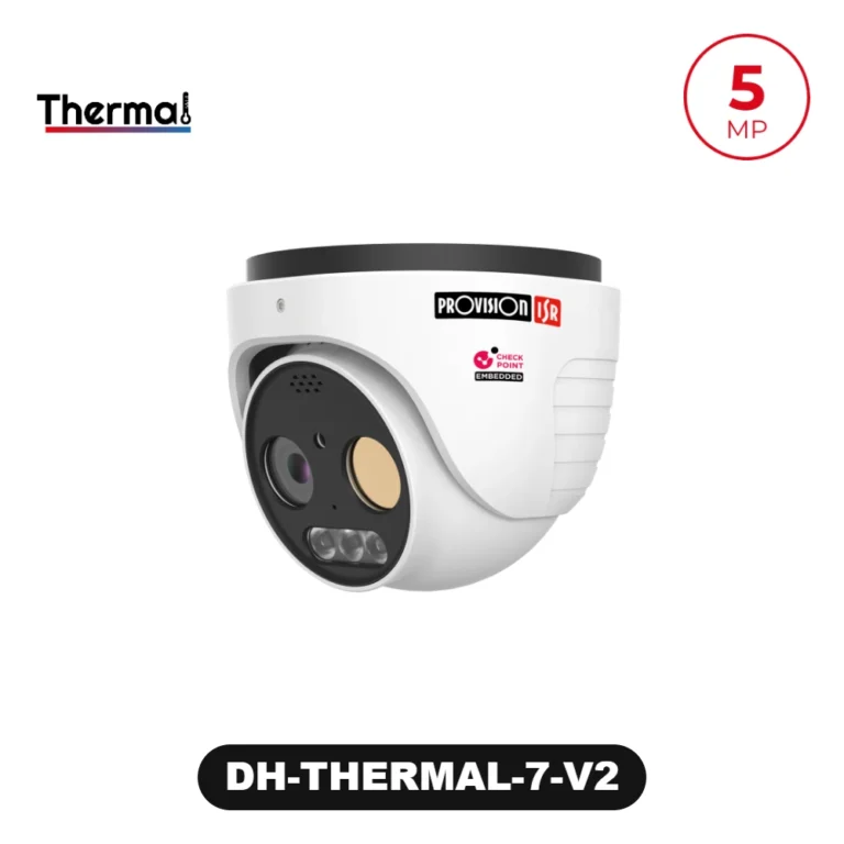 DH-THERMAL-7-V2 5MP Optical / 2x QCIF Thermal Bi-Spectrum Fixed Lens Large Dome/Turret Camera with Hybrid LED