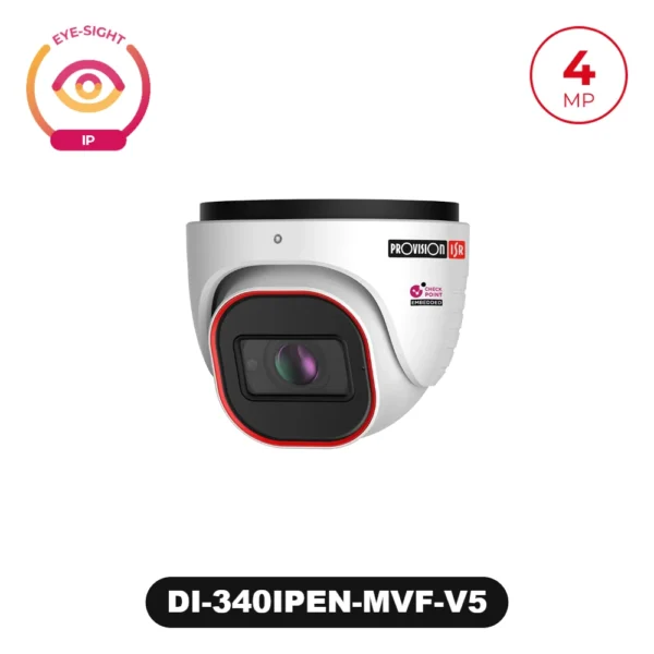 DI-340IPEN-MVF-V5 4MP MVF Lens Dome/Turret Camera with IR LED