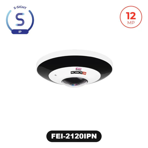 FEI-2120IPN 12MP Fixed Lens Fish-Eye Camera with IR LED