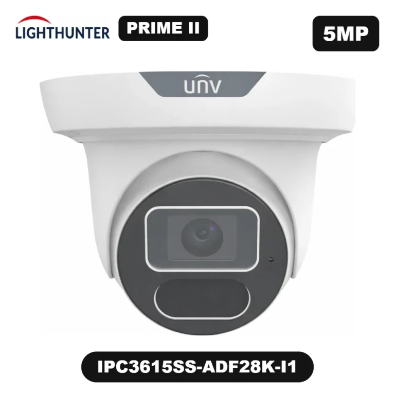 Uniview IPC3615SS-ADF28K-I1 5MP Prime II LightHunter turret camera